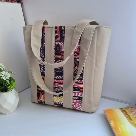 Hekaya tote bag 40 width*35 long*15 depth cm