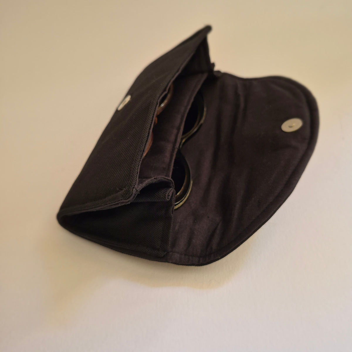 Black Double Glasses Case جراب نظاره لنظارتين