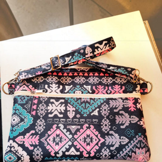 Oriental bluelaptop sleeve 15.6inch cross hand