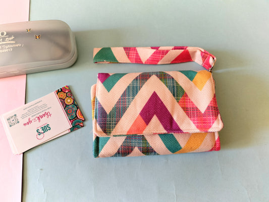 Zegzag small Wallet 14*11cm