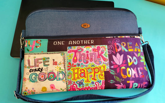 Special design Laptop sleeve 15.6inch cross hand