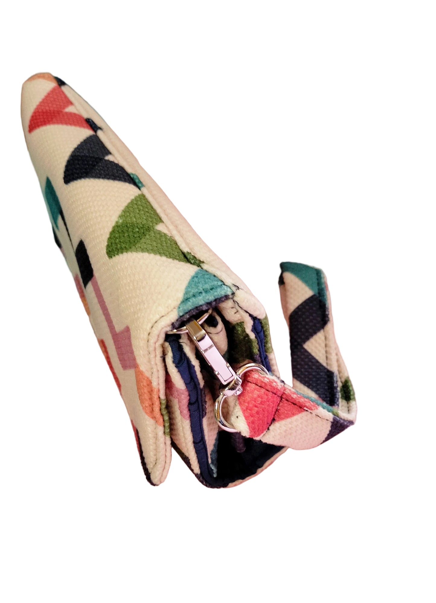Of white zigzag Large Wallet