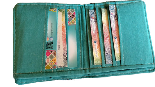 Tropical color card Wallet 12*11 cm