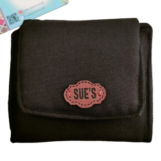 Black Small Wallet 12*11 cm