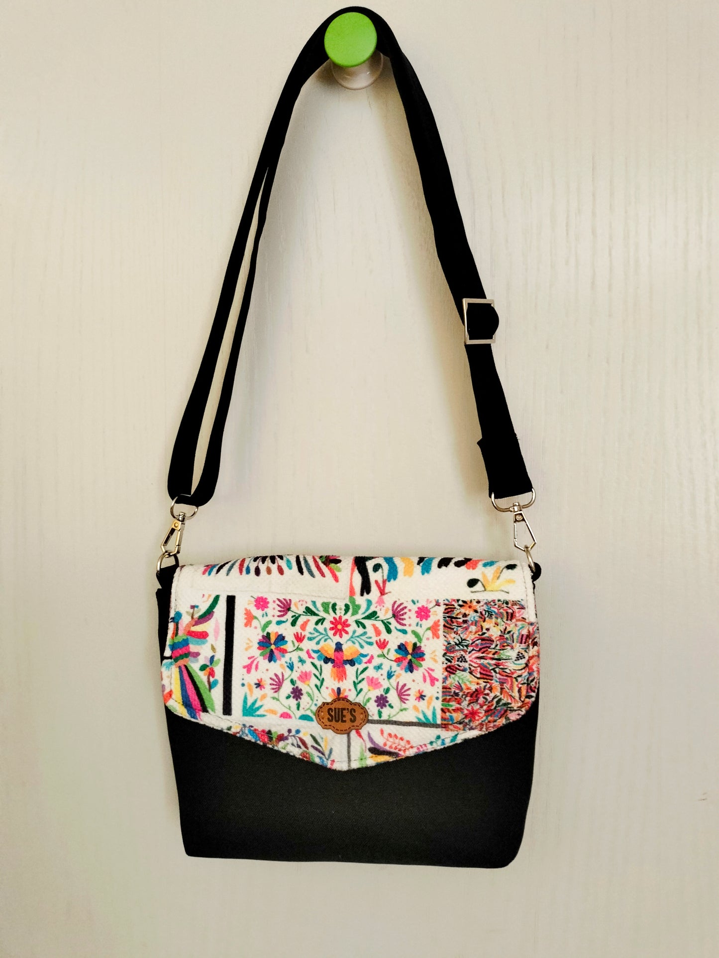 Black color small cross bag