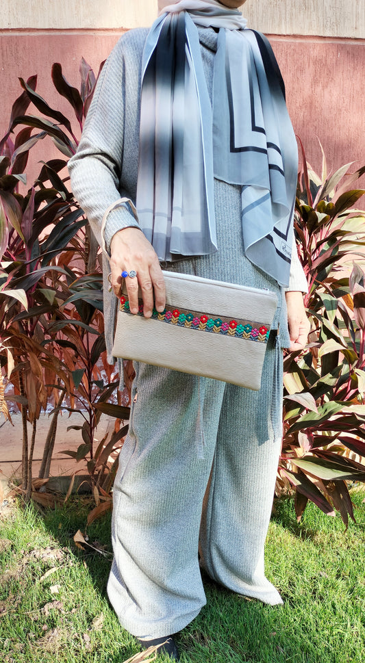 Golden handmade Clutch