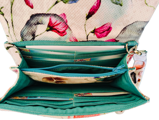 Simple flower big Wallet