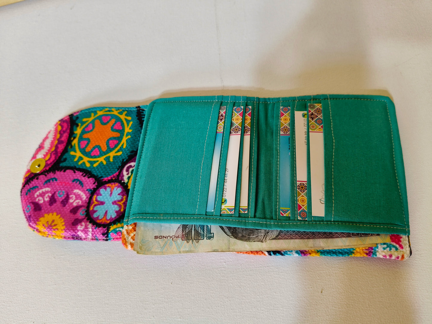 Color festival ٢ card Wallet 12*11 cm