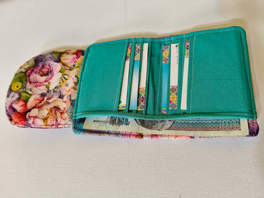 Roses color card Wallet 12*11cm