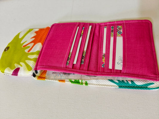 color splash card Wallet 12*11 cm