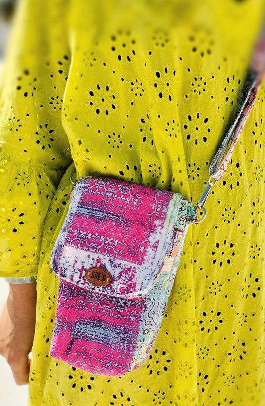 Pink Mobil Cross Bag