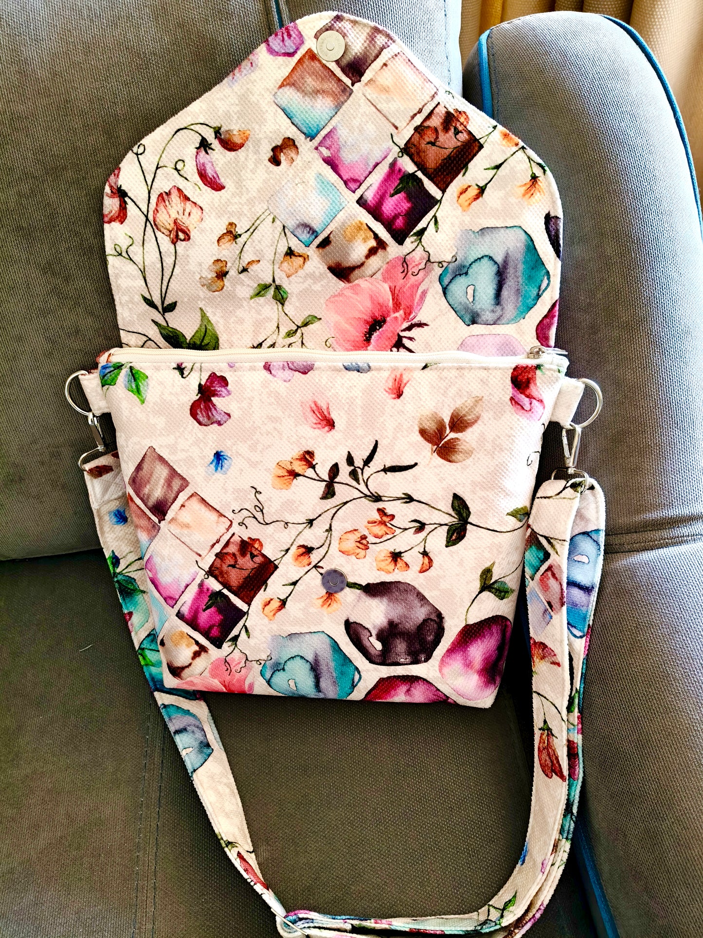simple flower Cross Bag 30*25*8cm
