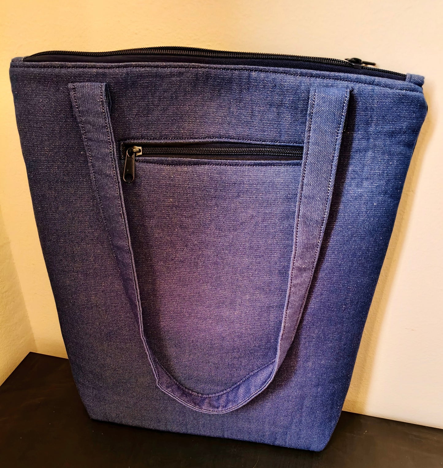 Denim Butterfly Tote Bag 40*35cm