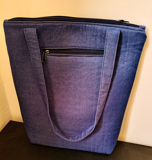 Denim Butterfly Tote Bag 40*35cm