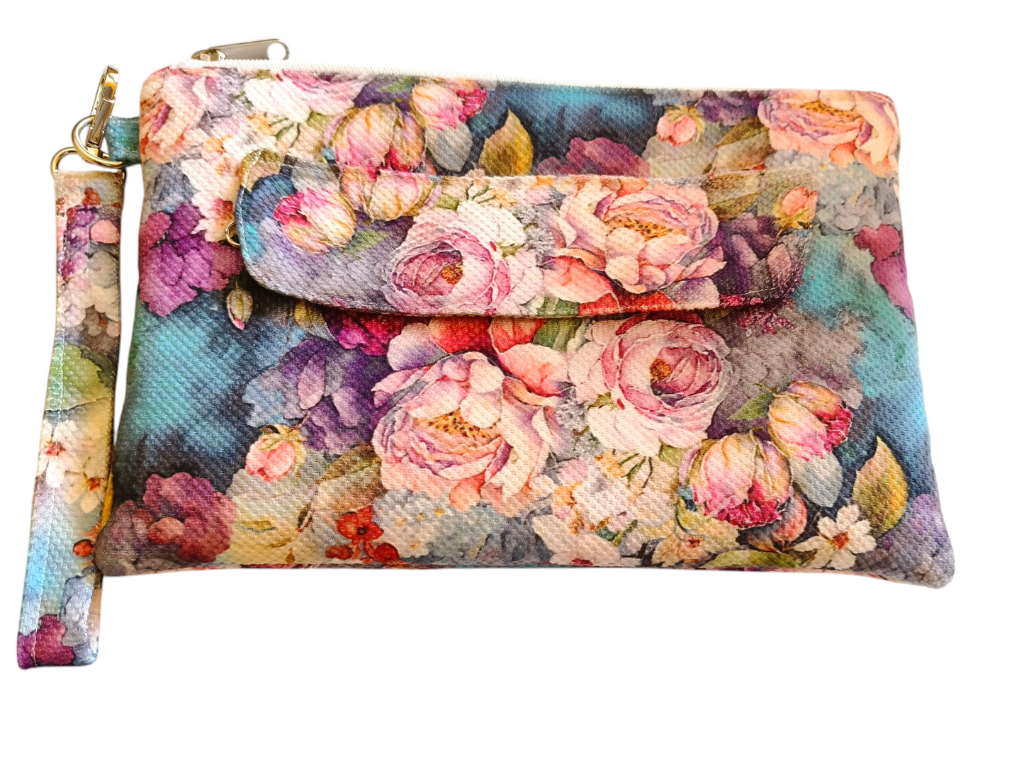 Rose garden handmade Clutch 28*18cm