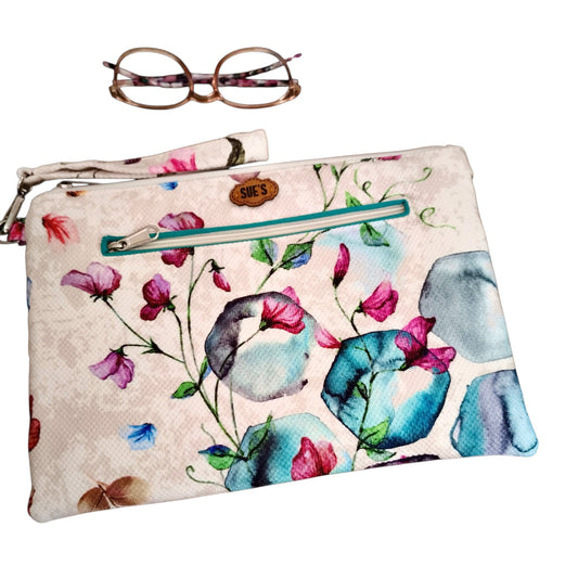 simple flower handmade Clutch