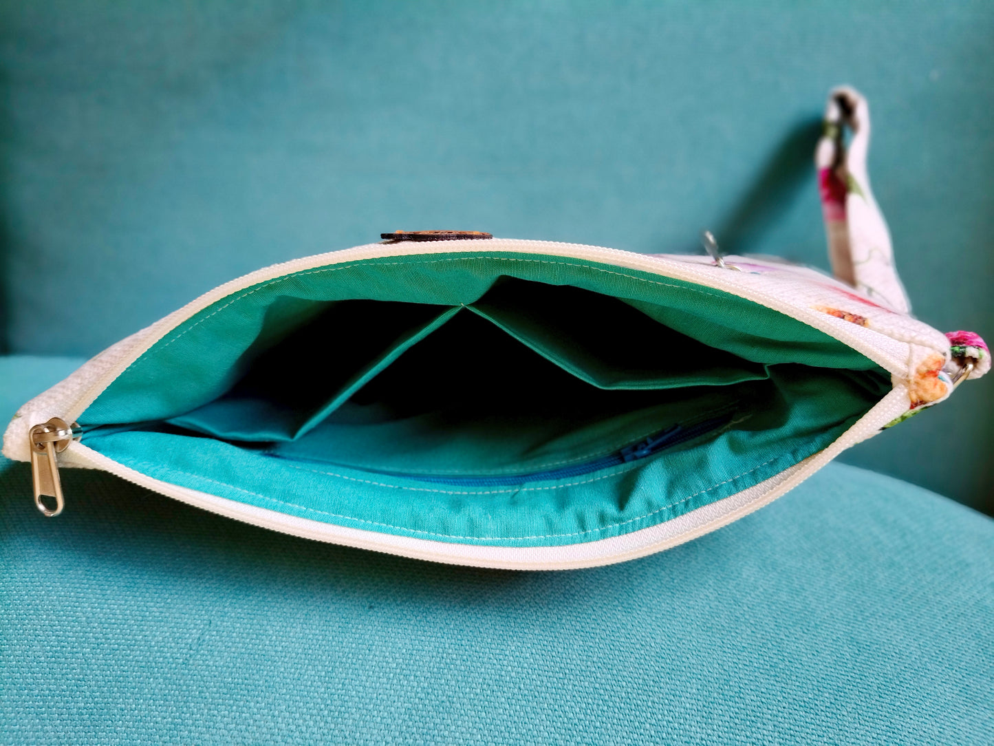 Simple flower handmade Clutch