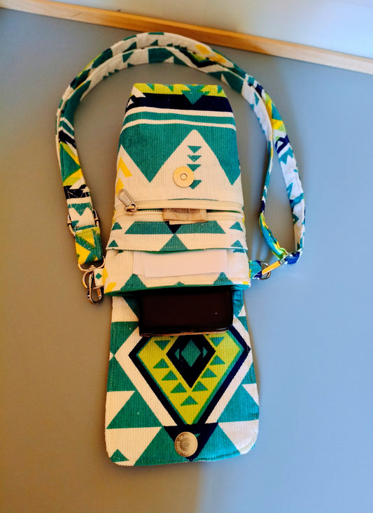 Tropical vibes Mobile cross bag ( NEW DESGIN )