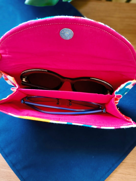 Color splash Double Glasses Case جراب نظاره لنظارتين