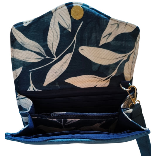 calming Leaves. big Wallet 20*12cm