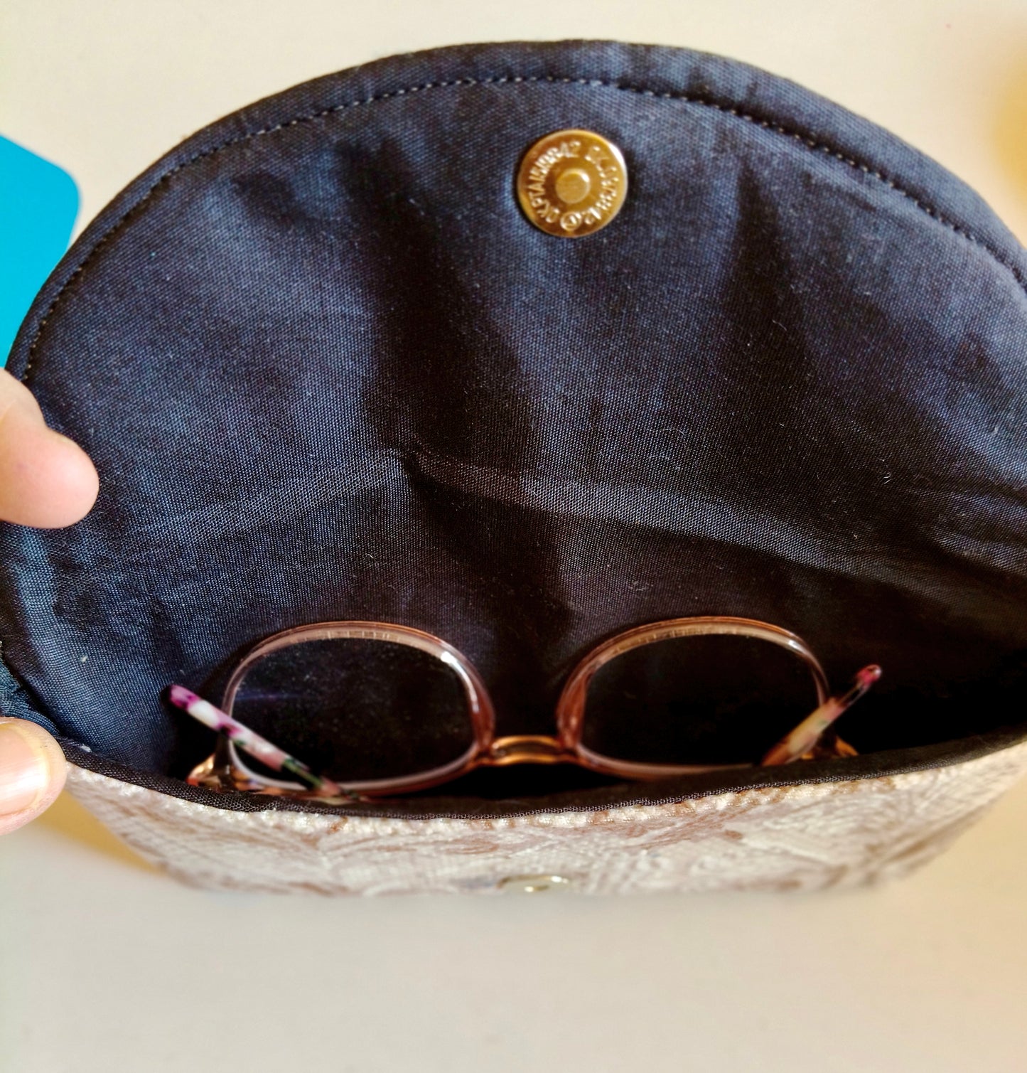 deep beige Glasses Case