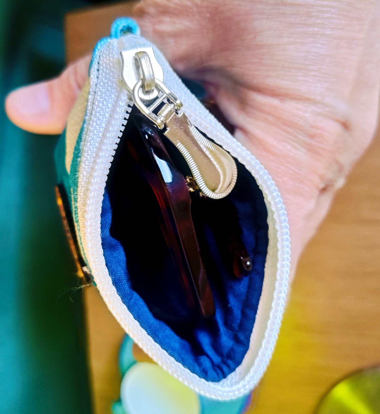 happy feeling long Glasses Case