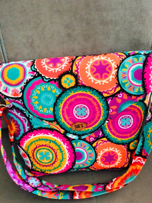 Color Festival Cross Bag envelope flap 40*30cm