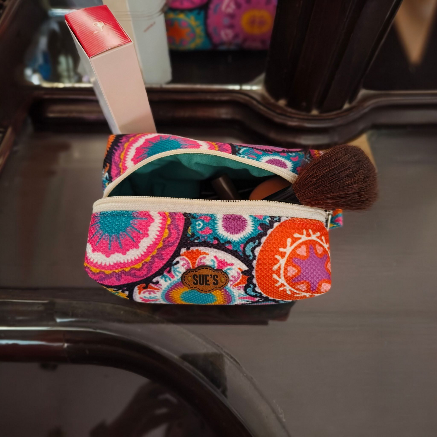 Color Festival box Makeup Bags 16*11cm*8cm