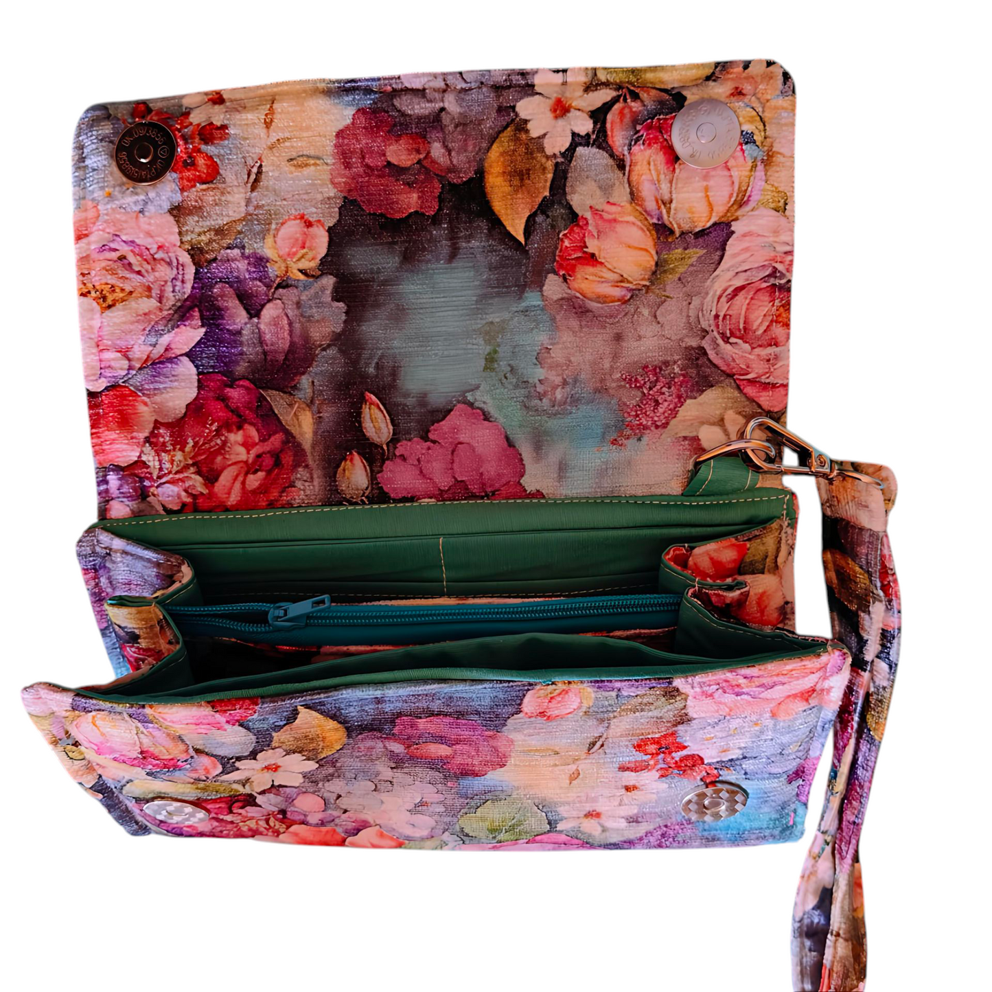 Rose garden big Wallet 20*12cm