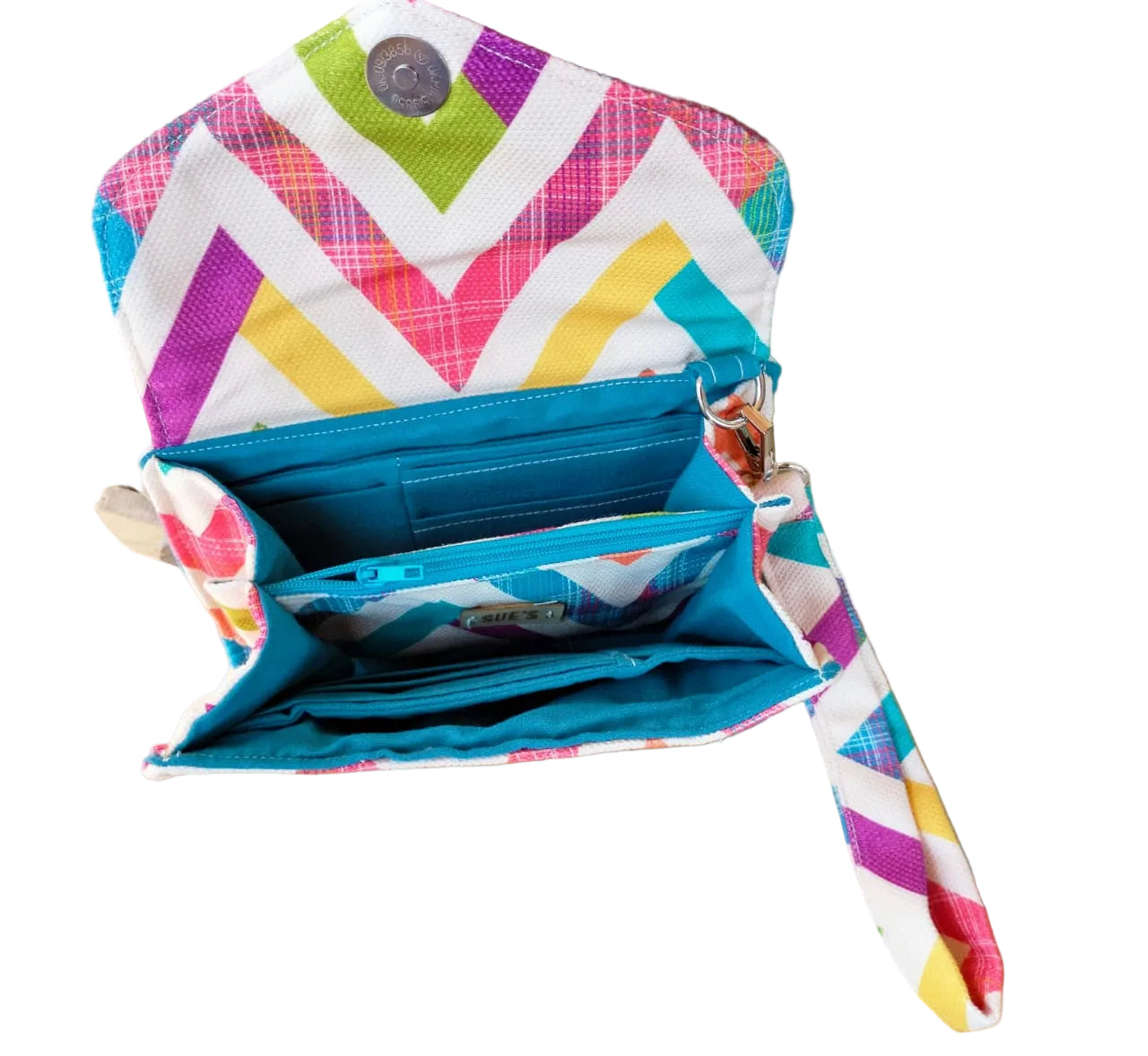 Colorful Zigzag Medium Wallet