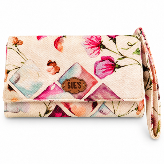 simple flower Large Wallet