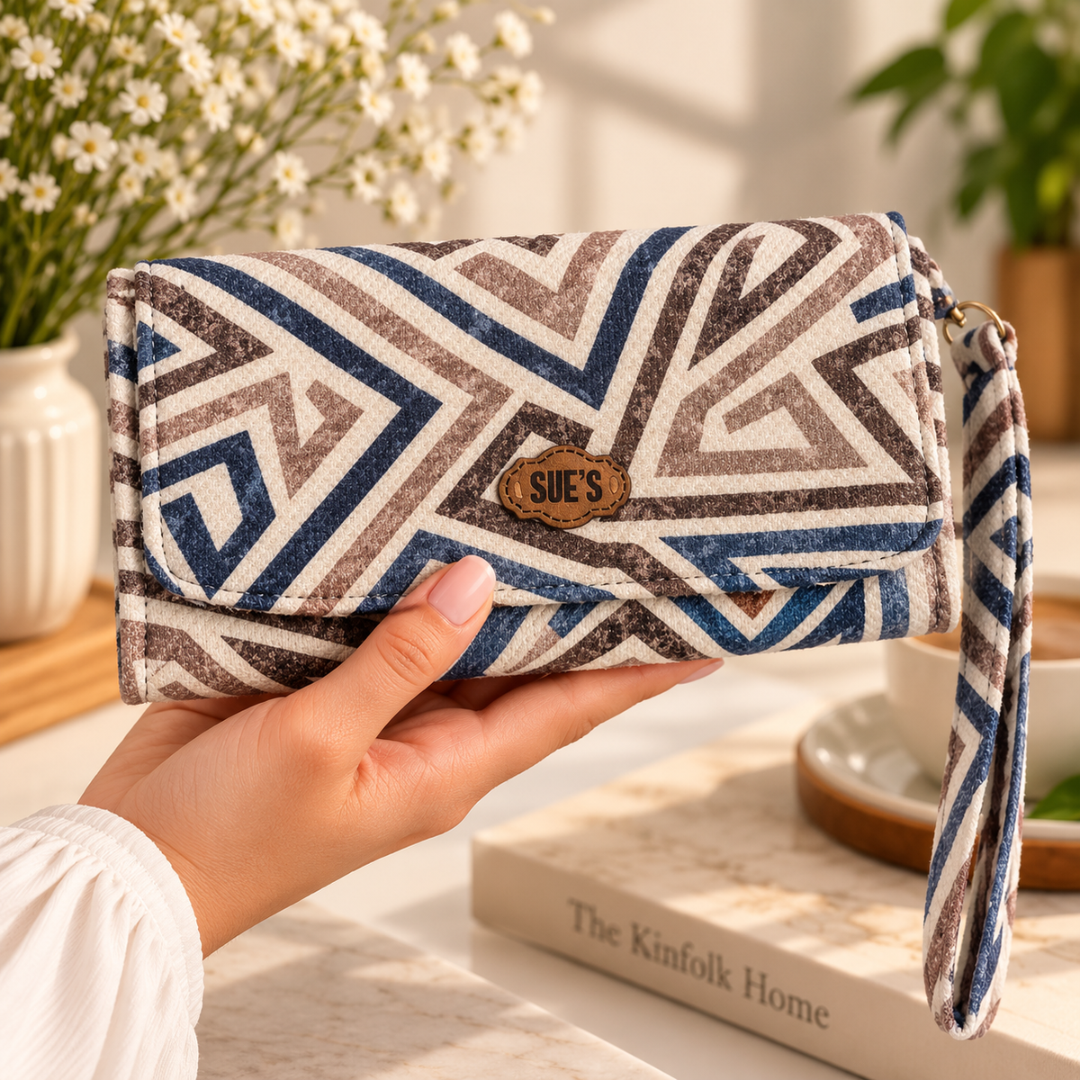 Blue grace Large Wallet