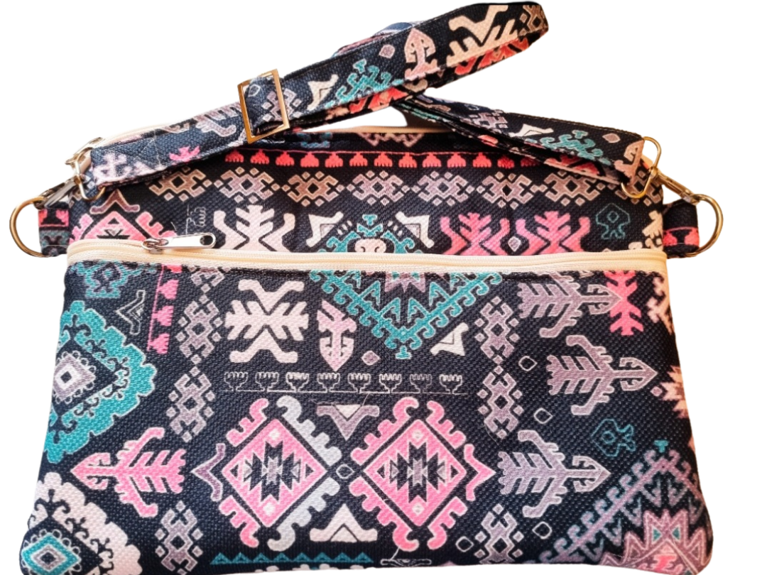 Oriental bluelaptop sleeve 15.6inch cross hand