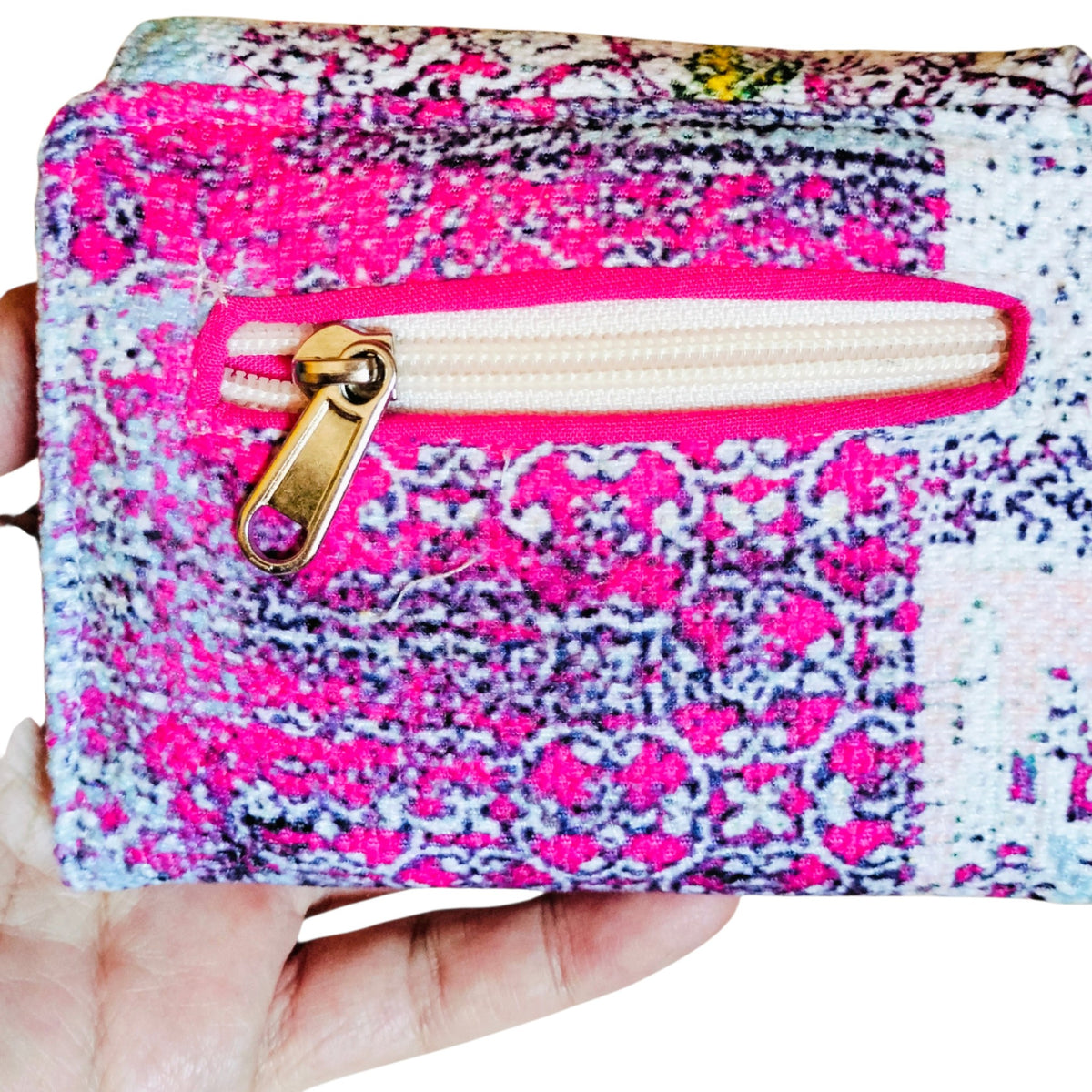 Oriental pink Small Wallet 12*11 Cm