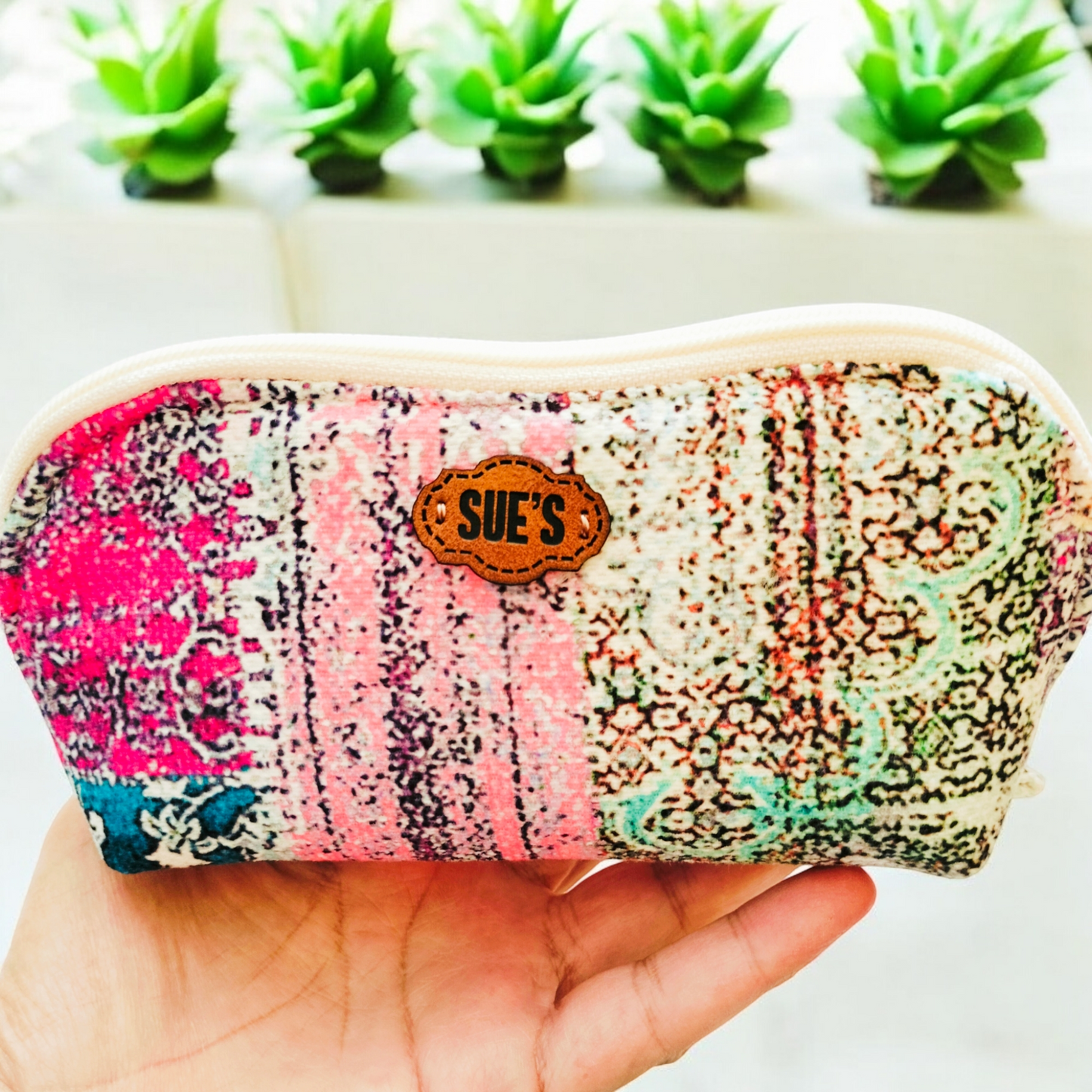 Patchwork pastel Makeup Bags(new)