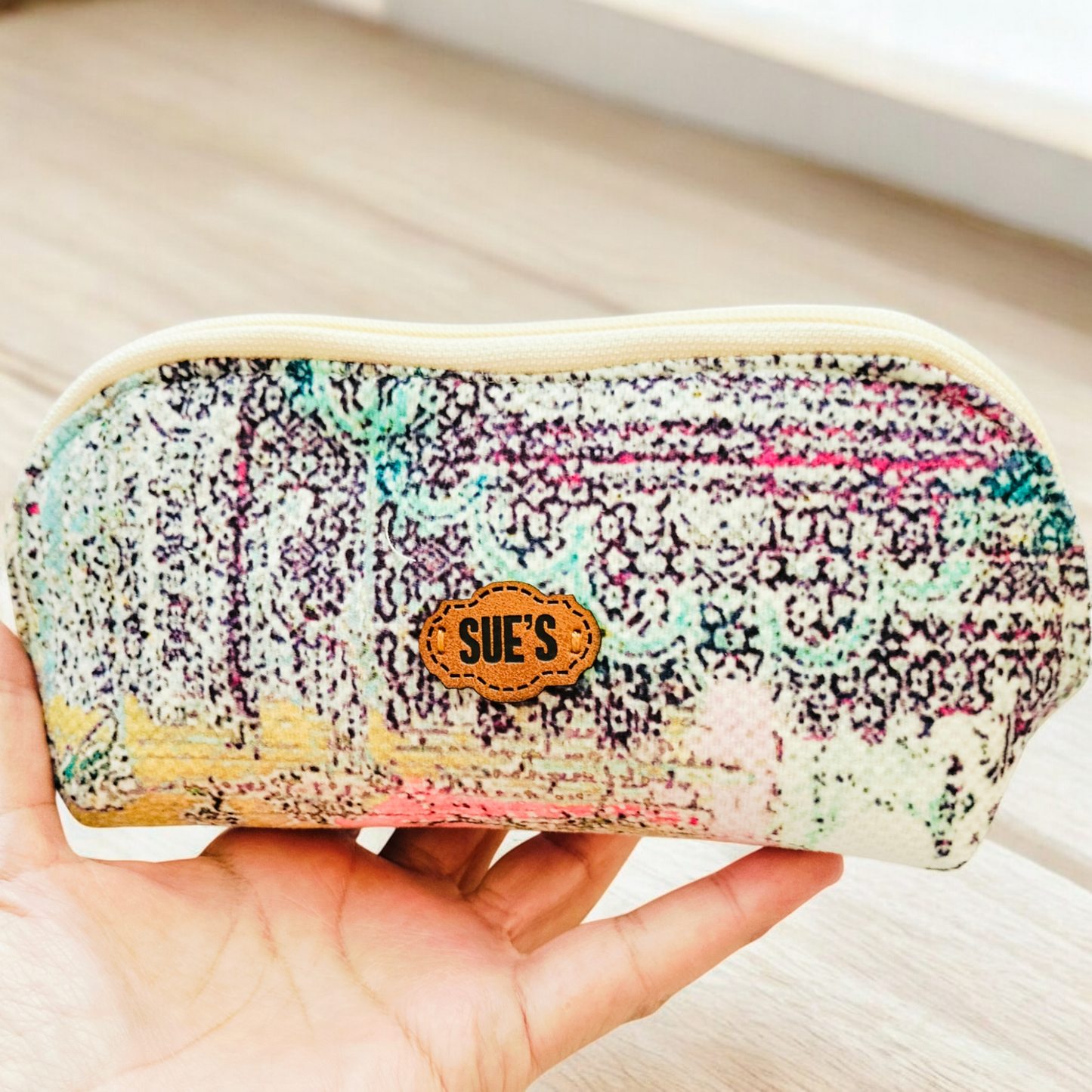Patchwork pastel Makeup Bags(new)