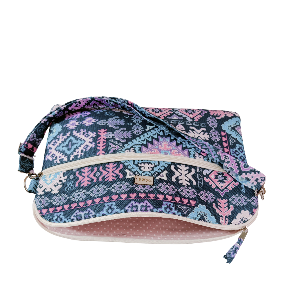 Deep Blue Geometric Laptop Sleeve 15.6 inch