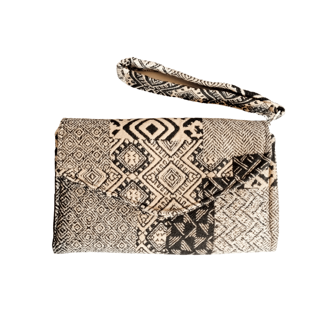 Golden Patchwork big Wallet