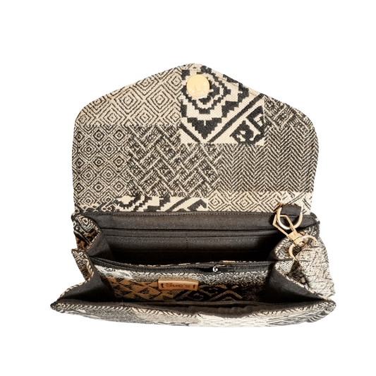 Golden Patchwork big Wallet