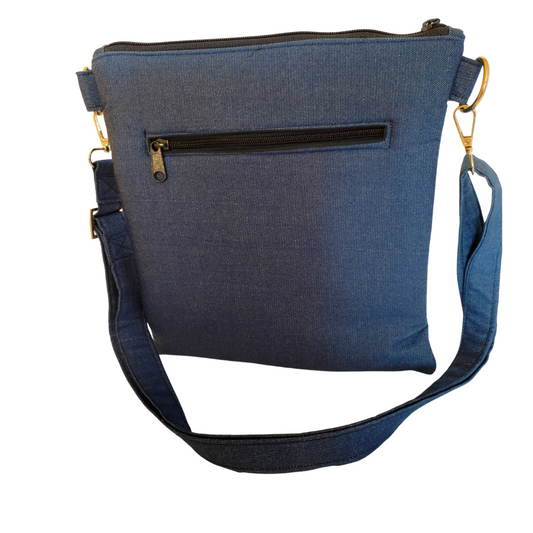 Pinky Flower Medium Cross Bag