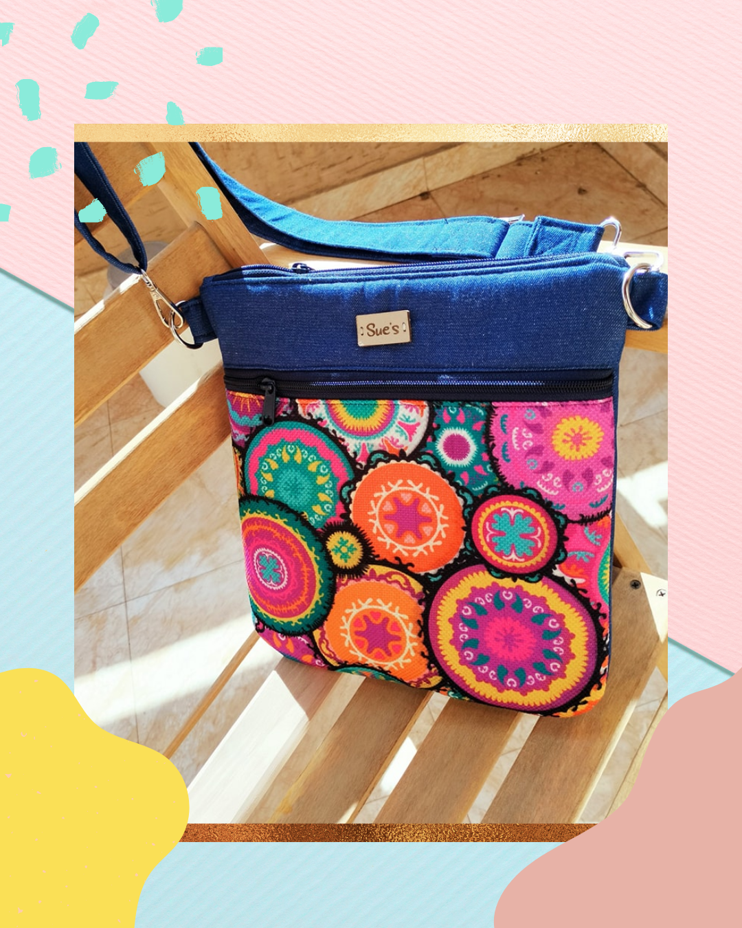 color festival Cross Bag 30*25cm