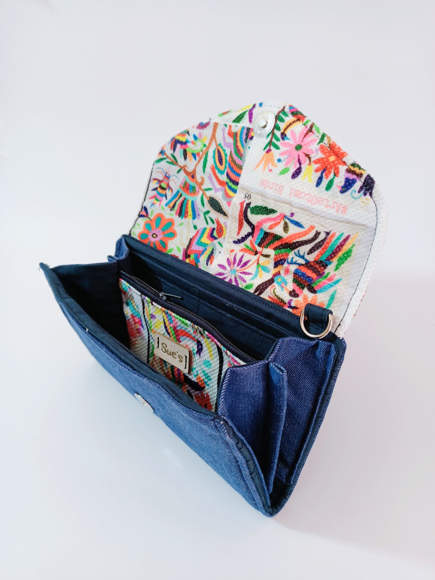 Denim x Beige #1 big Wallet