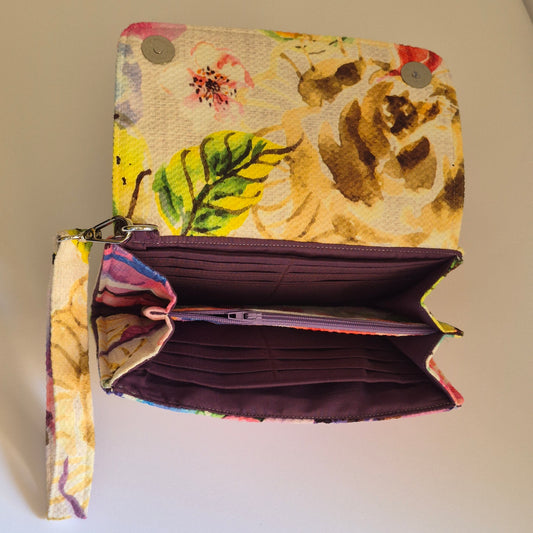 watercolor Large wallet 20*12cm