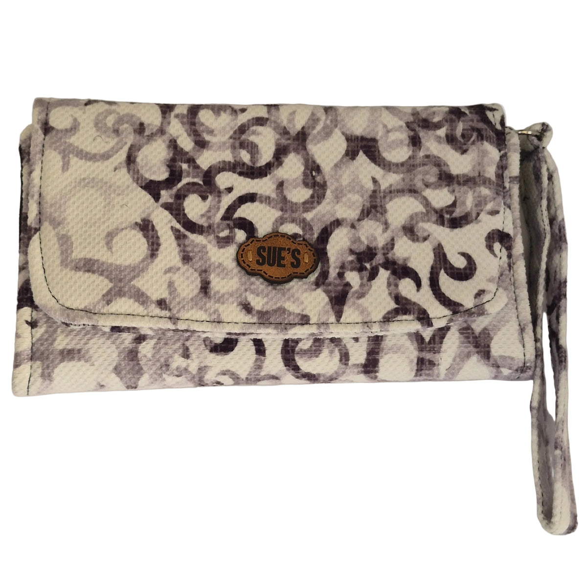 Black& white Large Wallet