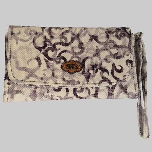 Black& white Large Wallet