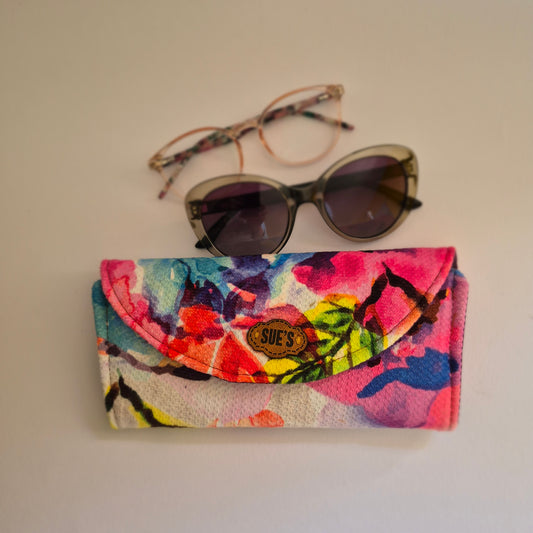 Watercolor Double Glasses Case