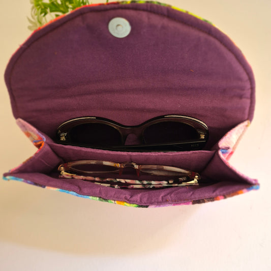 Watercolor Double Glasses Case