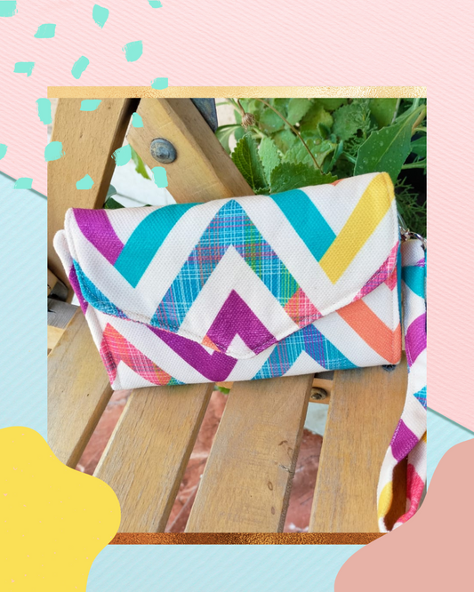 Colorful Zigzag Wallet