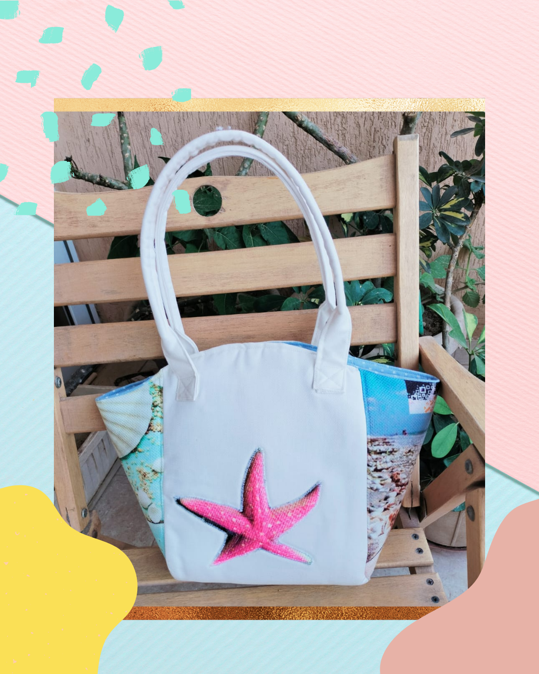 Pink Starfish Bag