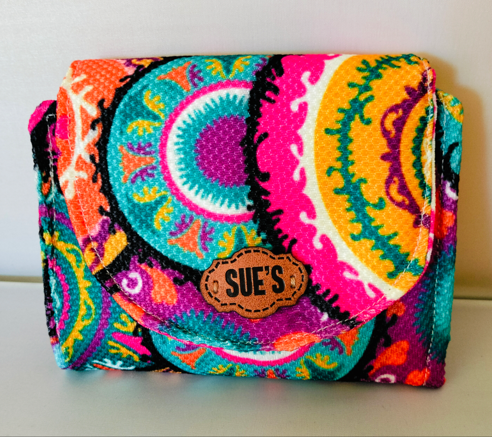 Color festival card Wallet 12*11 cm
